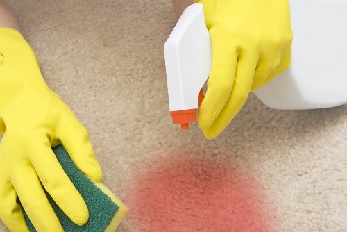 Carpet cleaning team using sustainable recycling practices in Kingston upon Thames