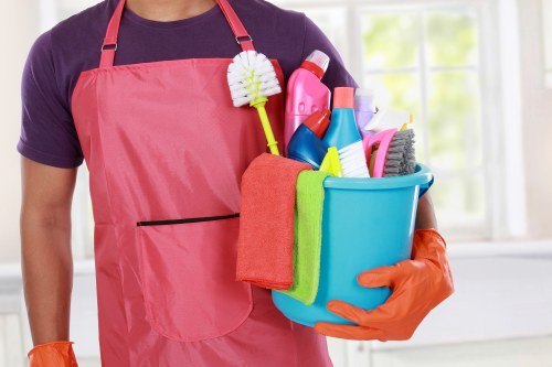 After builders cleaning in a Kingston upon Thames apartment