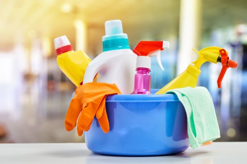 Cleaning equipment and carpet coverage measured for a cubic-yard estimate