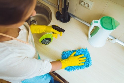 Mattress cleaning in a Kingston upon Thames home bedroom
