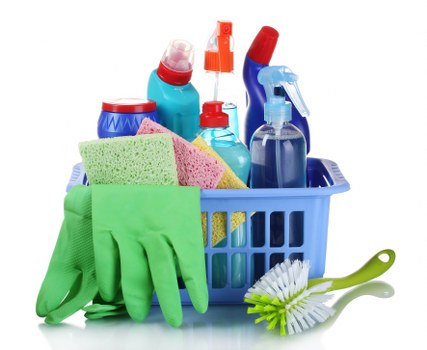 Deep cleaning service in a Kingston flat with kitchen and living area